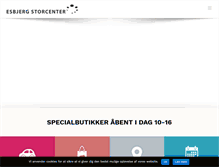 Tablet Screenshot of esbjerg-storcenter.dk
